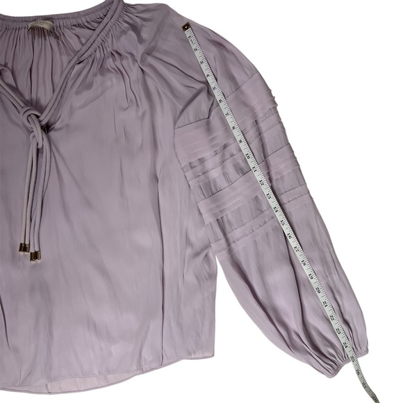Ramy Brook Reggie Peasant Blouse in Pale Lavender Size XXL - Picture 13 of 13